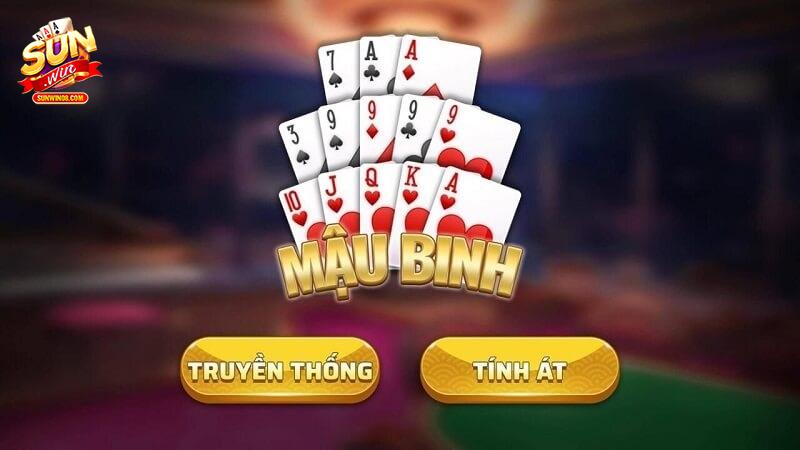 Tại sao nên chơi Mậu Binh tại Sunwin?