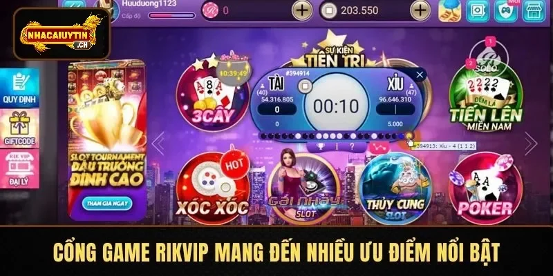 Cổng game đem lại cho hội viên hàng loạt lợi thế vượt trội